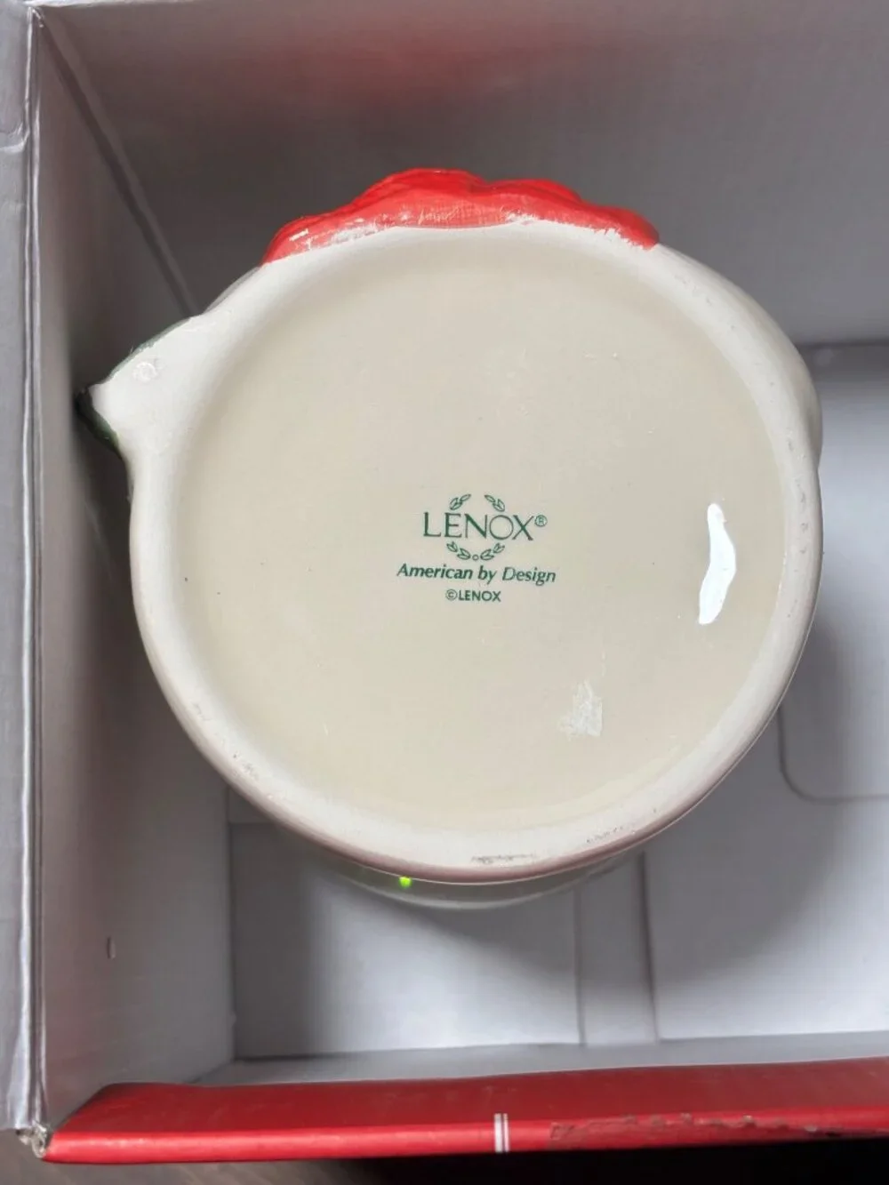 Lenox American By Design Friendly Faces Snowman Snow Globe Vintage 2005